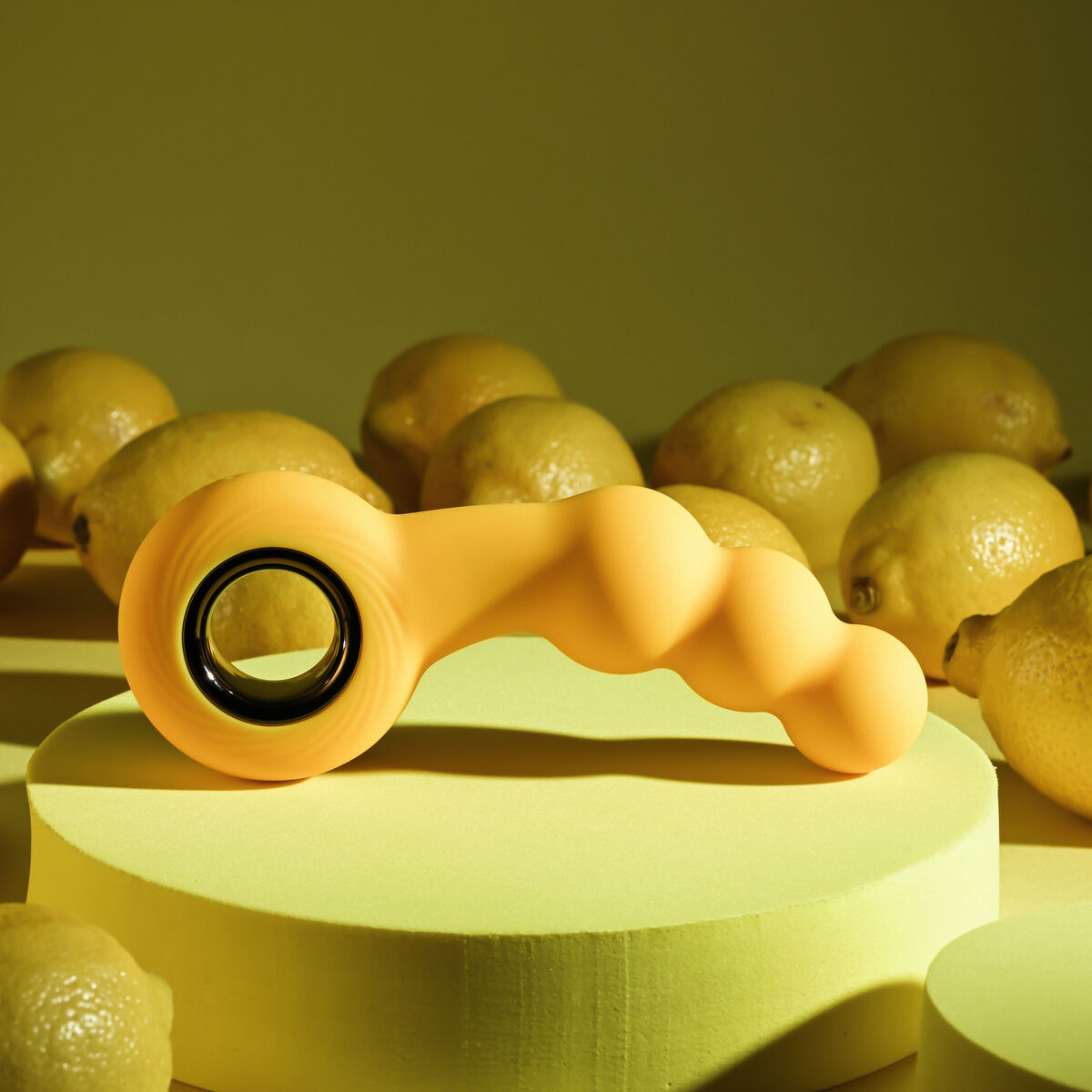 Vibrating Butt Plug Evolved Gender X Yellow Vibrating Butt Plug Evolved Gender X Yellow