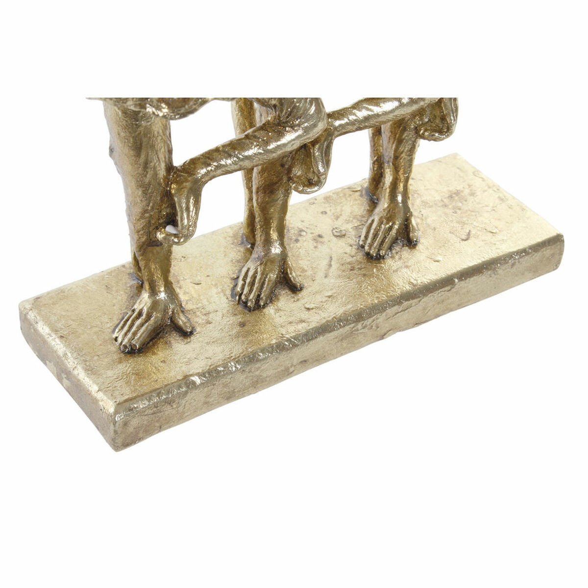 Decorative Figure DKD Home Decor FZ-91957 23 x 9,5 x 24 cm Golden Resin Colonial Monkey