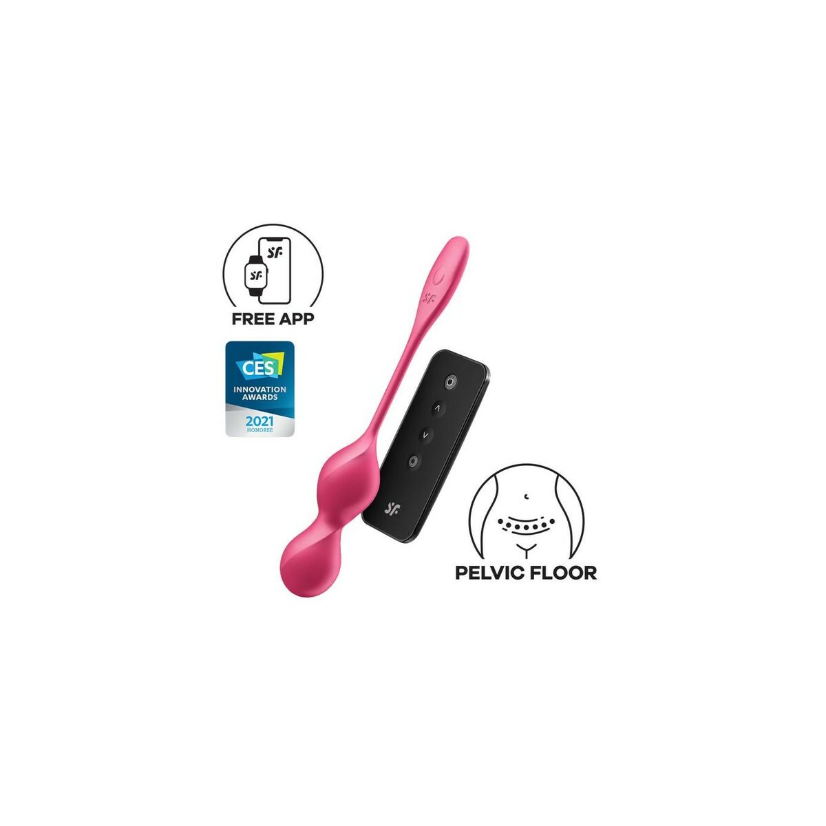 Pelvic Floor Exerciser Satisfyer Silicone
