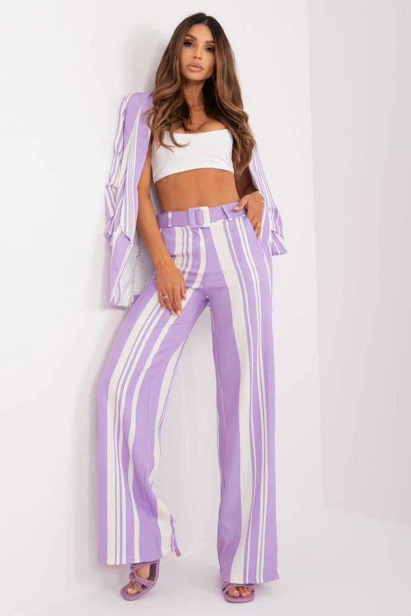  Women trousers model 197043 Italy Moda  violet