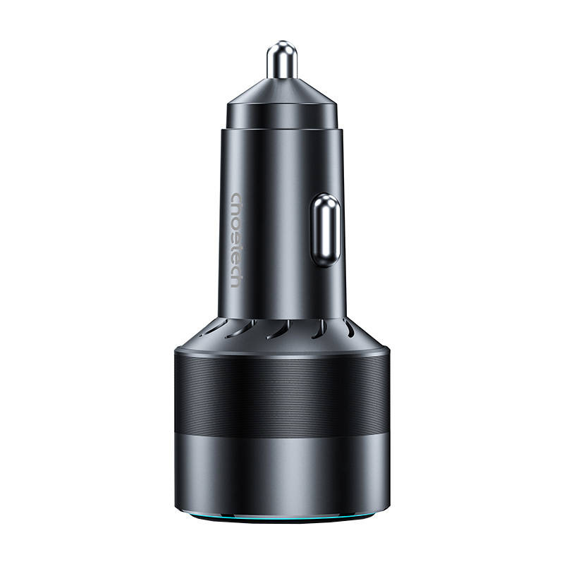 Choetech TC0011 Car Charger 130W 2x USB-C 1x USB-A (black)