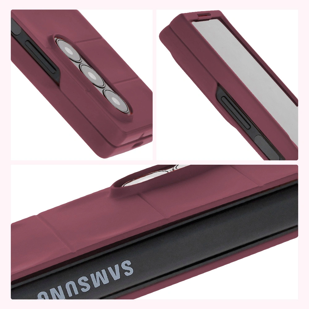 Bizon Case Tur Samsung Galaxy Z Fold6 dark purple