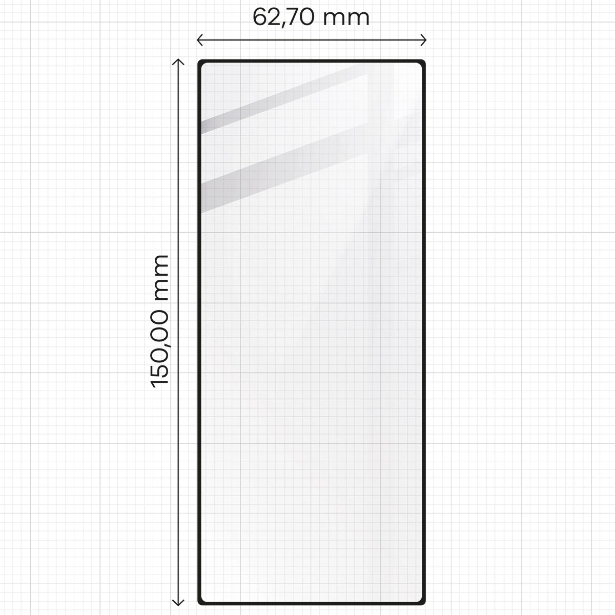 Bizon Glass Edge 2 Samsung Galaxy Z Fold6 black
