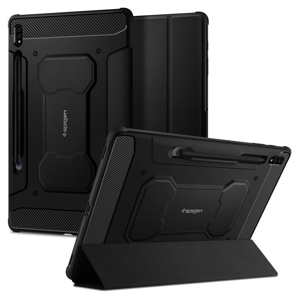 Spigen Rugged Armor Pro Samsung Galaxy Tab S8+ Plus/S7+ Plus Black
