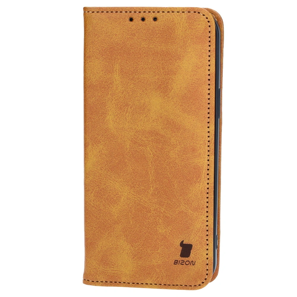 Bizon Case Pocket Pro Apple iPhone 15 Plus brown