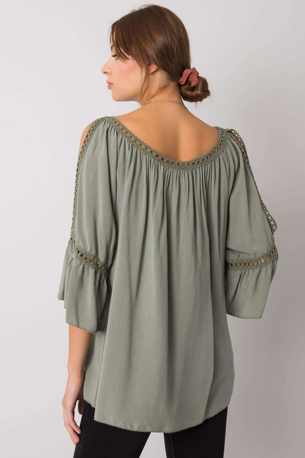  Blouse model 165902 Och Bella  green