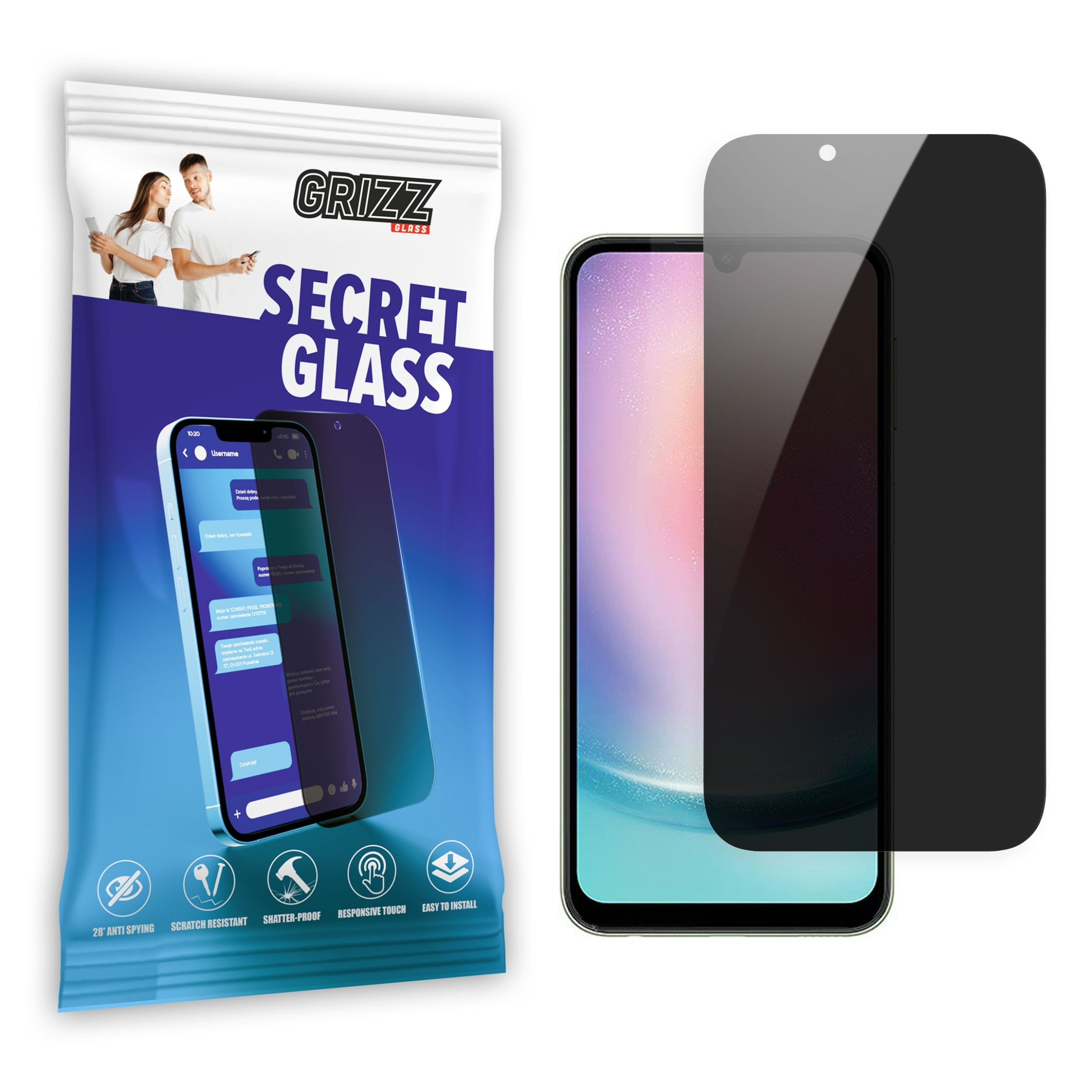 GrizzGlass SecretGlass Samsung Galaxy A33 5G