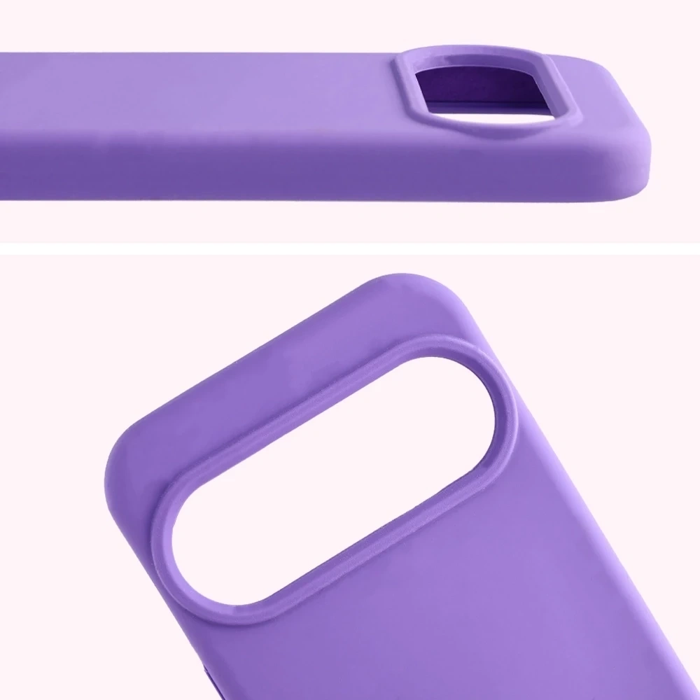 Silikonowe etui Bizon Soft Case do Google Pixel 10 / 10 Pro fioletowe