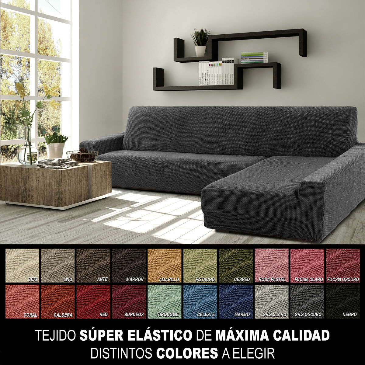 Cover for chaise longue with long right arm Sofaskins NIAGARA 210 - 340 cm Cover for chaise longue with long right arm Sofaskins NIAGARA 210 - 340 cm