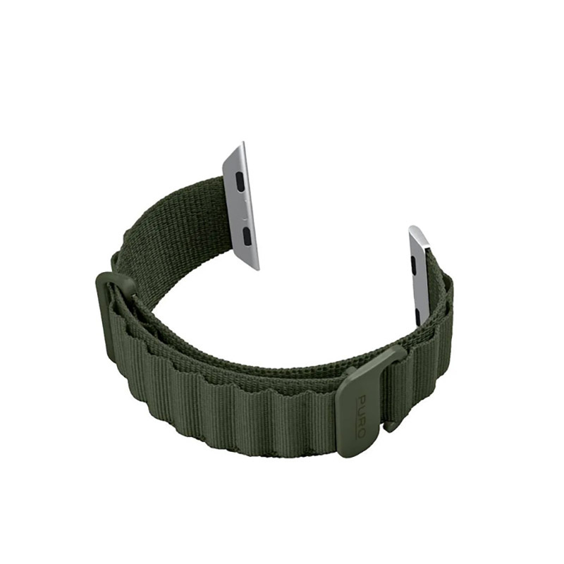 Puro Extreme Band Apple Watch 4/5/6/7/SE/8/Ultra 44/45/49mm (Army Green)