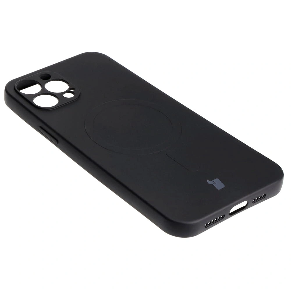Bizon Case Silicone Magnetic Apple iPhone 12 Pro Max black
