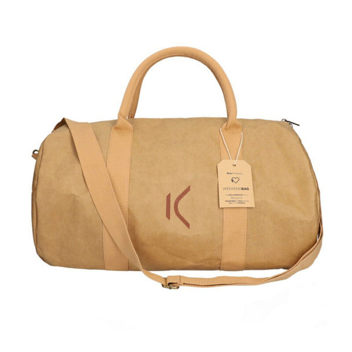 Sports Bag KSIX WeekendBag Eco-friendly kraft paper Brown