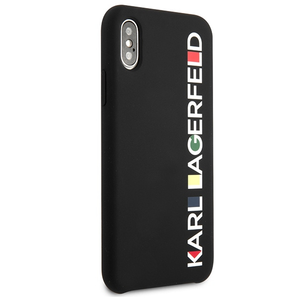 Karl Lagerfeld KLHCPXBHWHBK Apple iPhone XS/X hardcase black Glossy Bauhaus