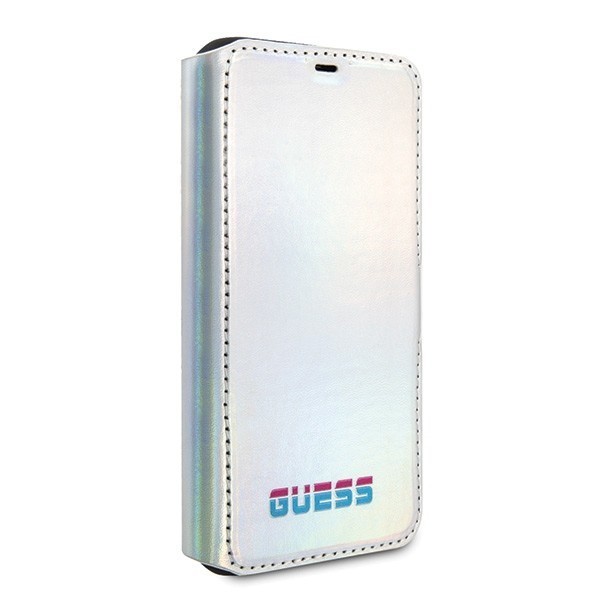Guess GUFLBKN65BLD iPhone 11 Pro Max silver book Iridescent