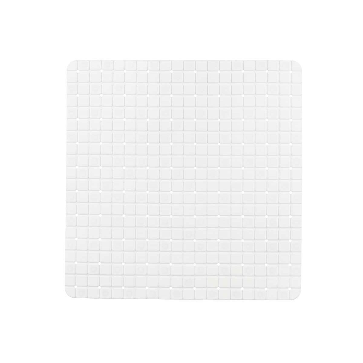 Rutschfeste Duschmatte Bilder Weiß PVC 50,3 x 50,3 x 0,7 cm (6 Stück)