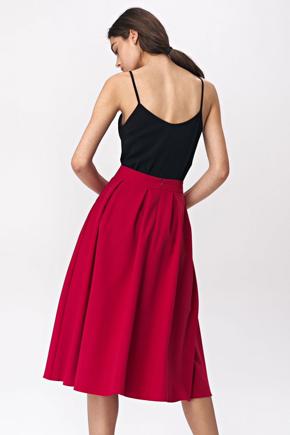  Skirt model 143559 Nife  red