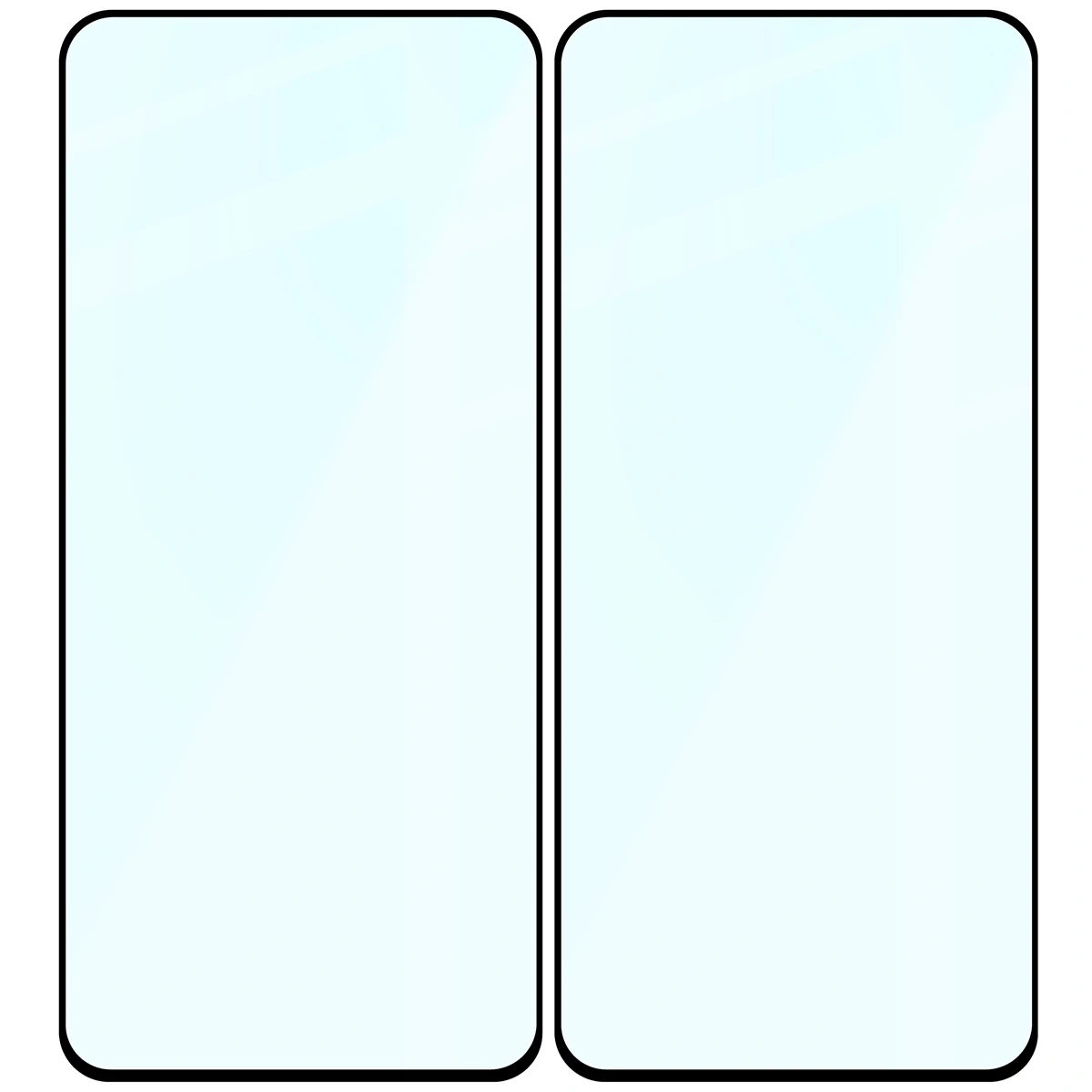 Szkło hartowane Bizon Glass Edge Duo do Xiaomi 13T Pro / 13T czarna ramka [2 PACK]