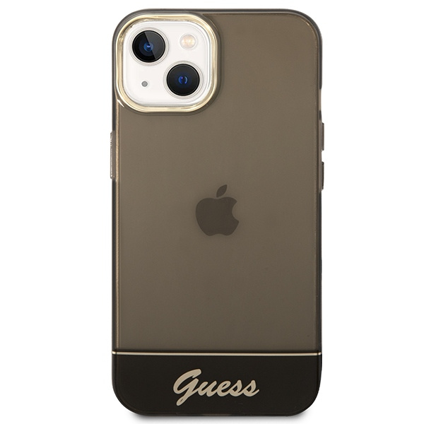 Guess GUHCP14MHGCOK Apple iPhone 14 Plus black hardcase Translucent