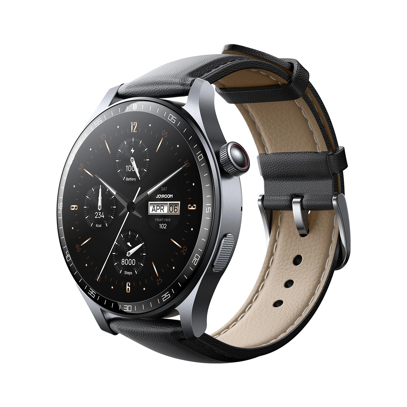 Joyroom Classic Series JR-FC2 Pro smartwatch with call answering function dark grey