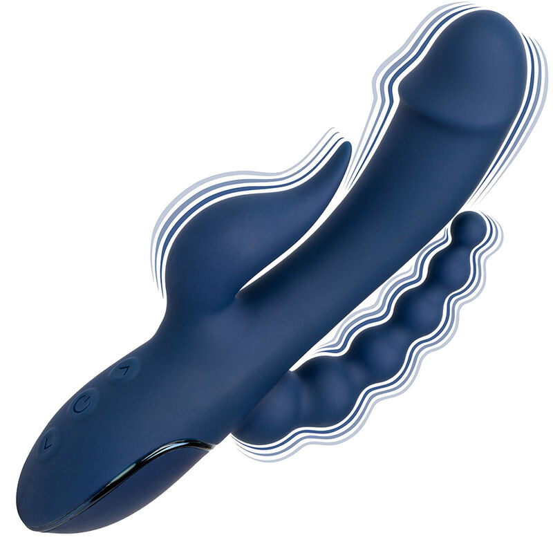CALIFORNIA EXOTICS - VIBRATOR TRIPLE ORGASM BLUE