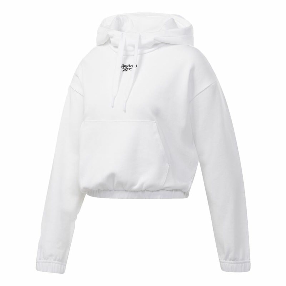 Women’s Hoodie Reebok Sportswear Cropped White