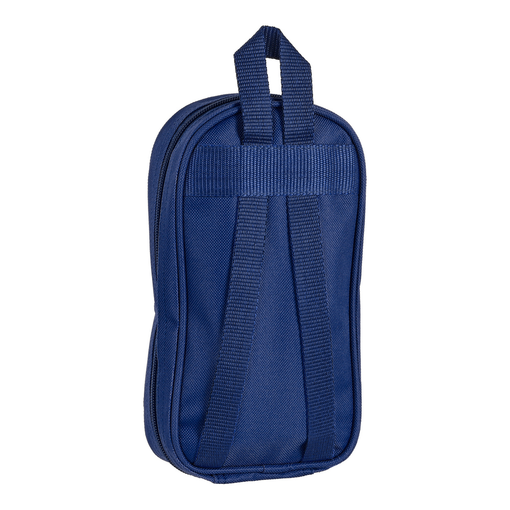 Rucksack mit Federtaschen Real Madrid C.F. Blau (12 x 23 x 5 cm) (33 Stücke)