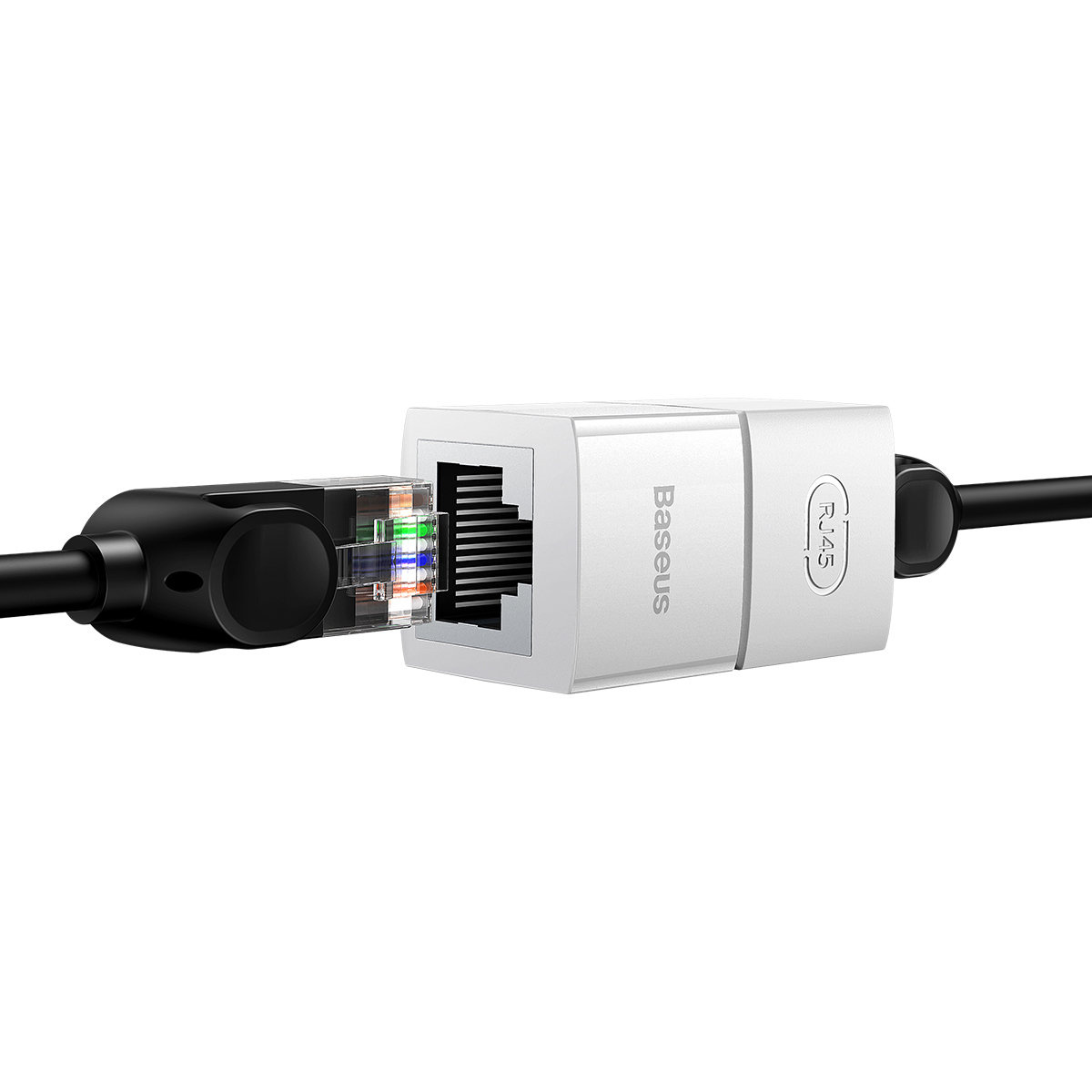 Baseus AirJoy Series Ethernet RJ-45 Cable Connector white [10 PACK]