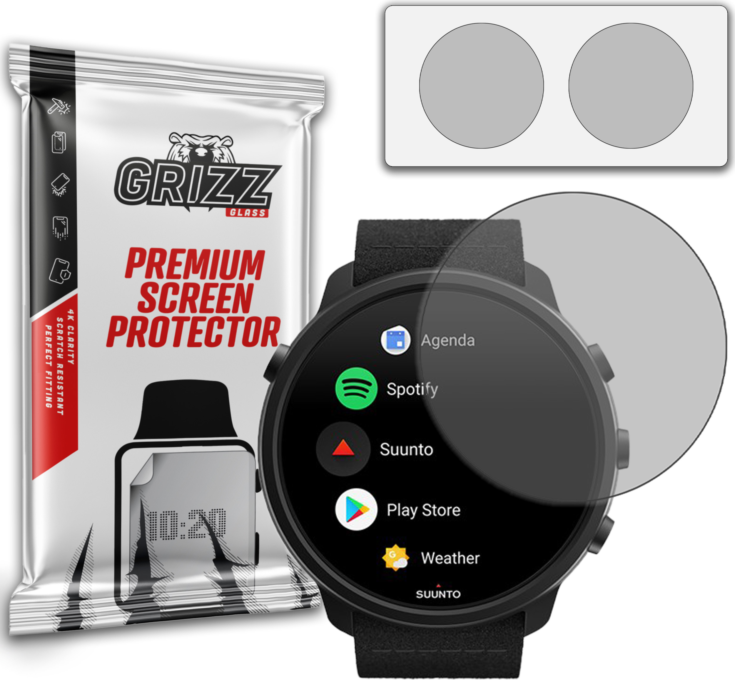 GrizzGlass PaperScreen Suunto 7