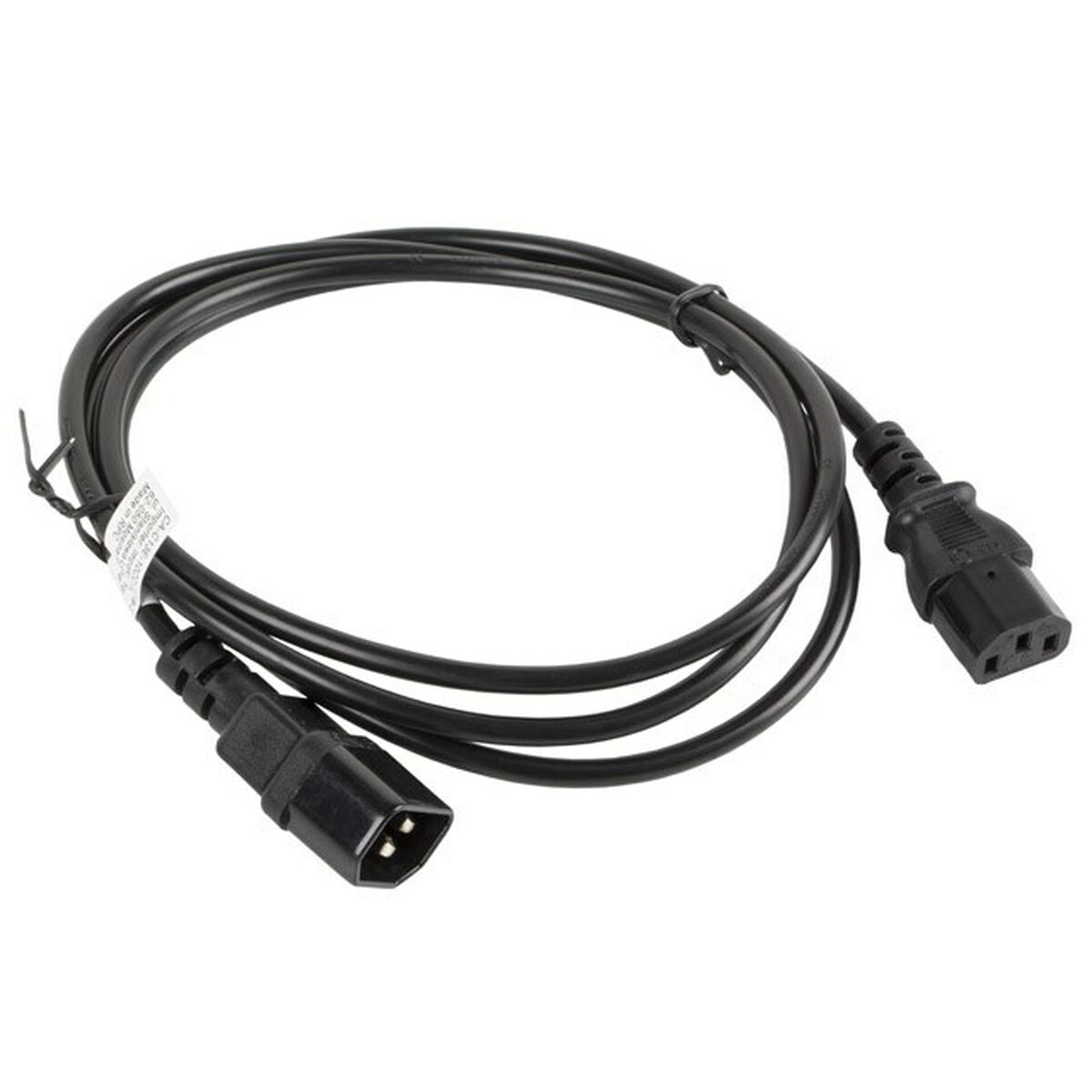 CPU – Monitor Power Cable Lanberg CA-C13E-10CC-0018-BK Black C13 C14 1,8 m