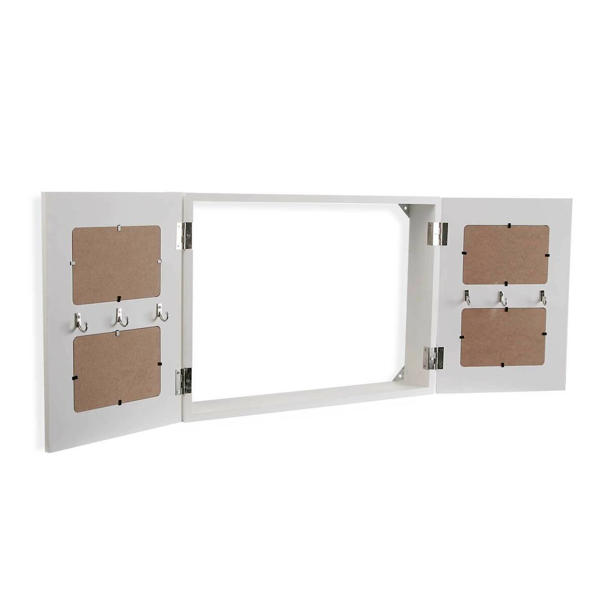 Key cupboard Versa Wte White Wood 8,5 x 33 x 46 cm