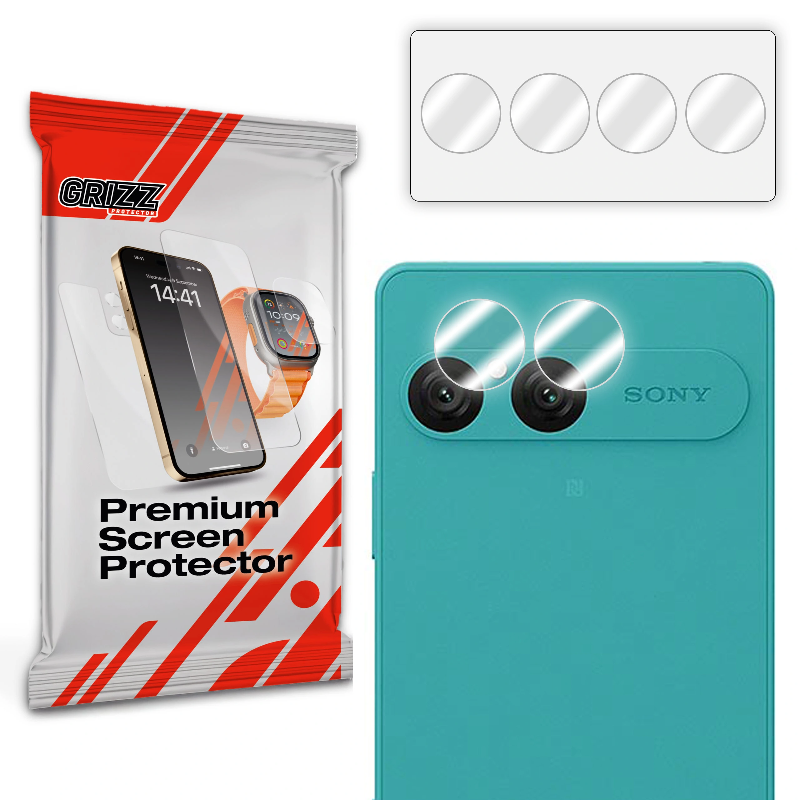 Szkło na aparat GrizzGlass HybridGlass Camera do Sony Xperia 10 VII