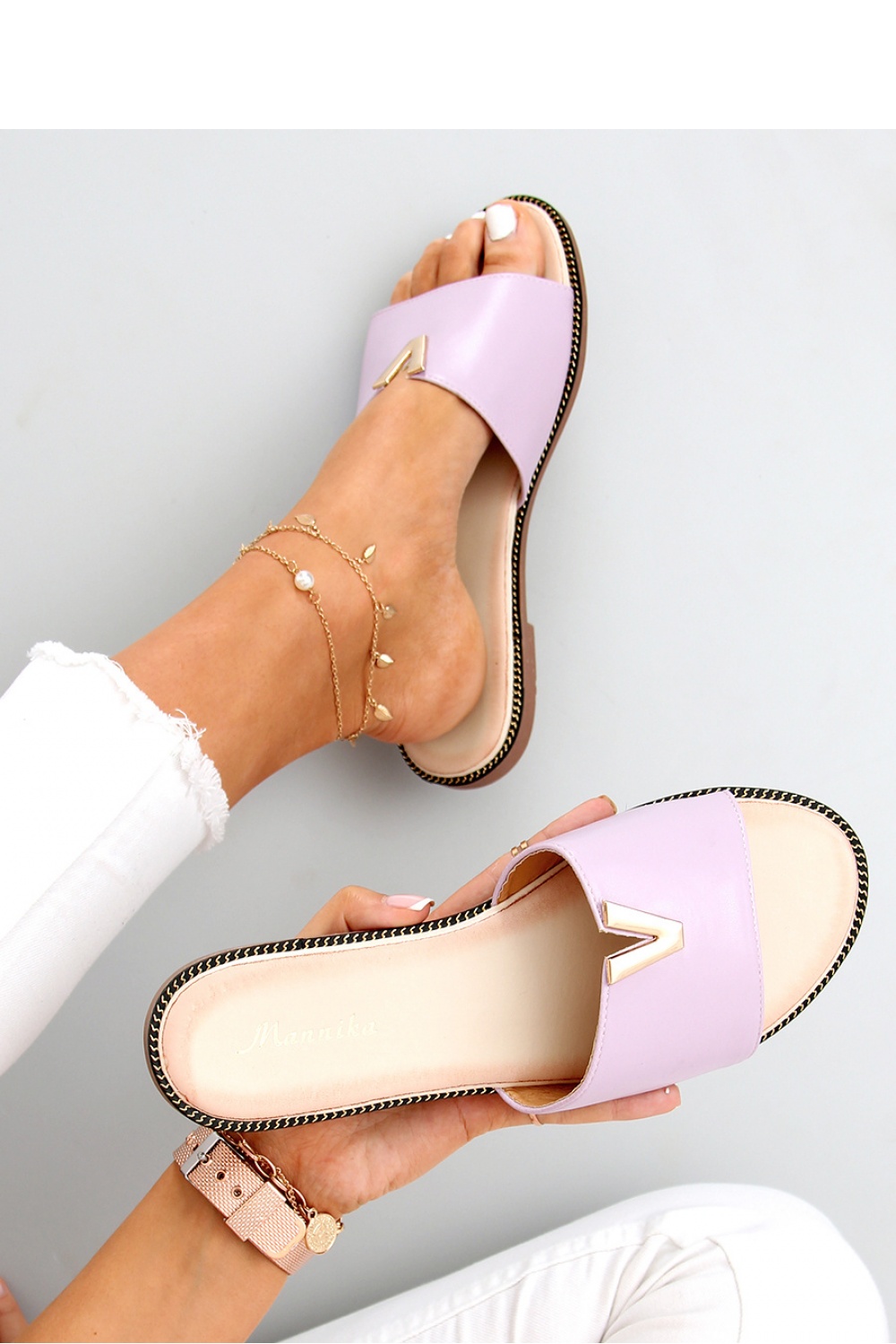  Flip-flops model 164877 Inello  violet
