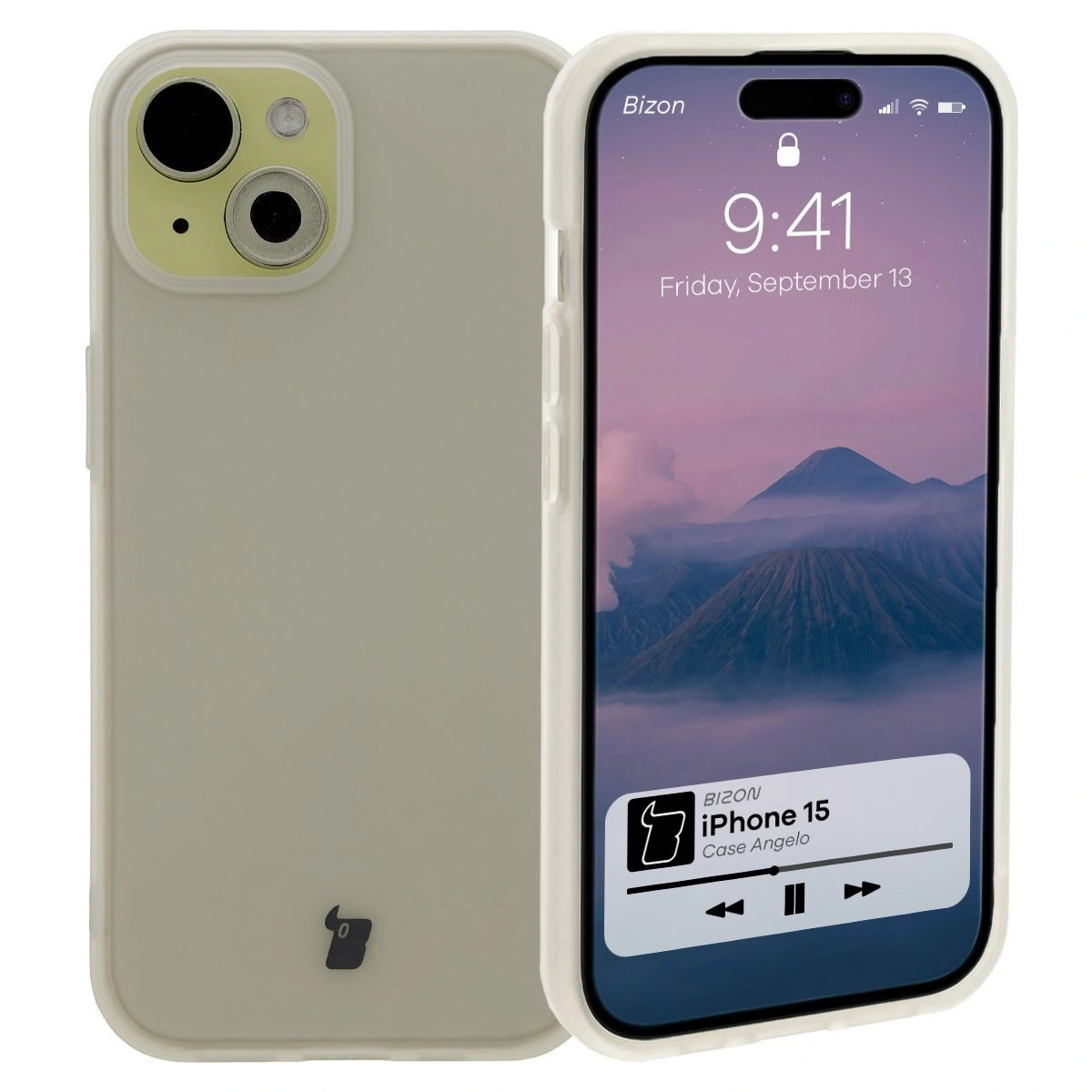 Bizon Case Angelo Apple iPhone 15 translucent