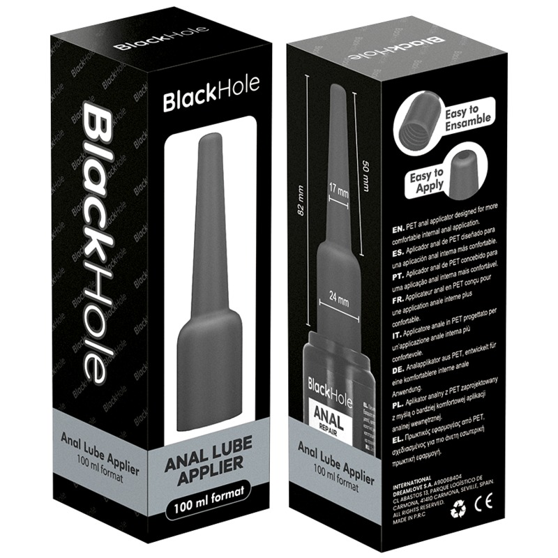 BLACK HOLE - ANAL LUBE APPLIER  L SIZE 100 ML