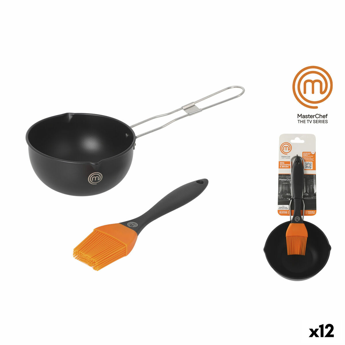 Saucepan MasterChef 11,5 X 6 cm Paintbrush (12 Units)