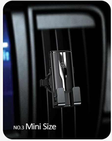 USAMS Air Vent Car Mount Gravity black ZJ058ZJ01 (US-ZJ058)