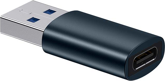 Baseus Ingenuity USB-A to USB-C adapter OTG (blue)