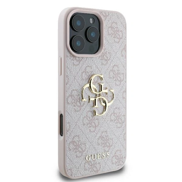 Case Guess GUHCP16X4GMGPI Apple iPhone 16 Pro Max hardcase 4G Big Logo pink