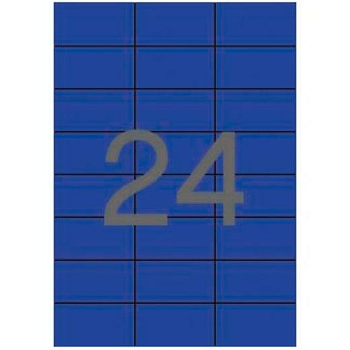 Adhesives/Labels Apli 70 x 37 mm Blue A4 20 Sheets