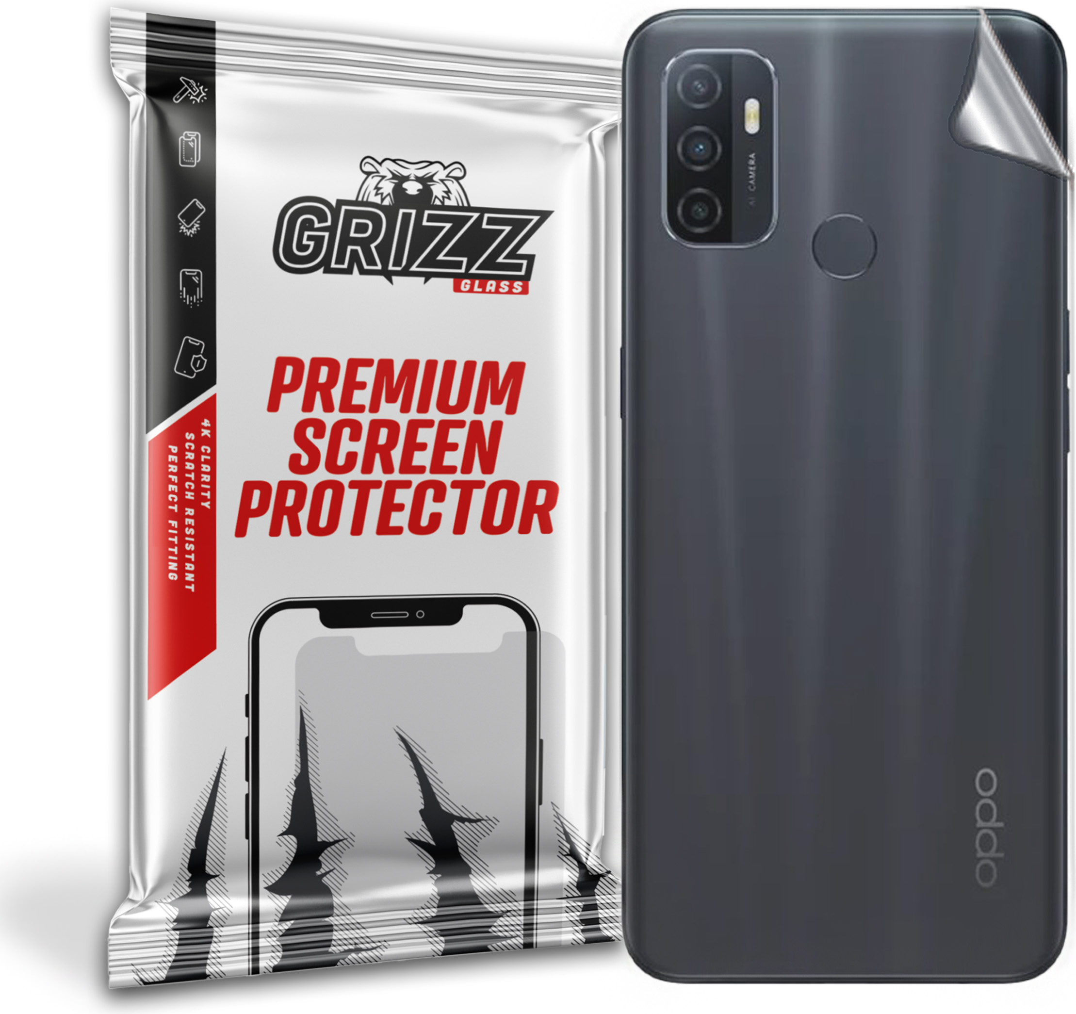 GrizzGlass SatinSkin Oppo A11s