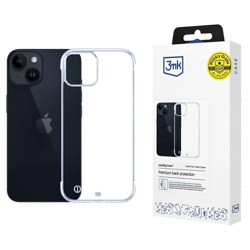 Etui 3MK Just20g Clear Case do Apple iPhone 13