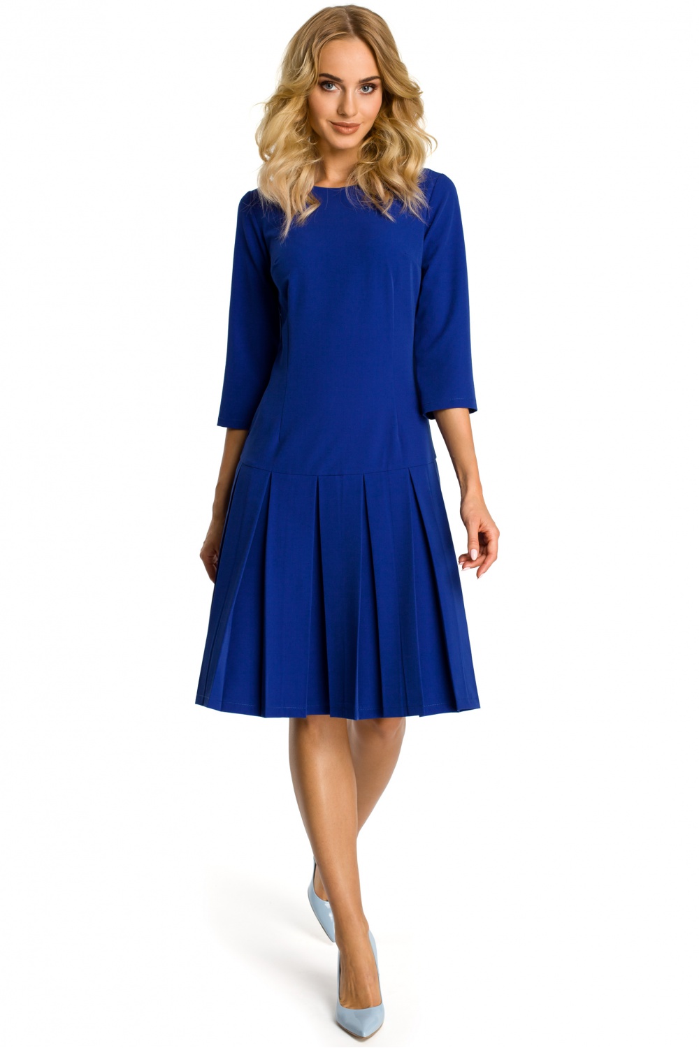 Alltagskleid model 107529 Moe blau Damen