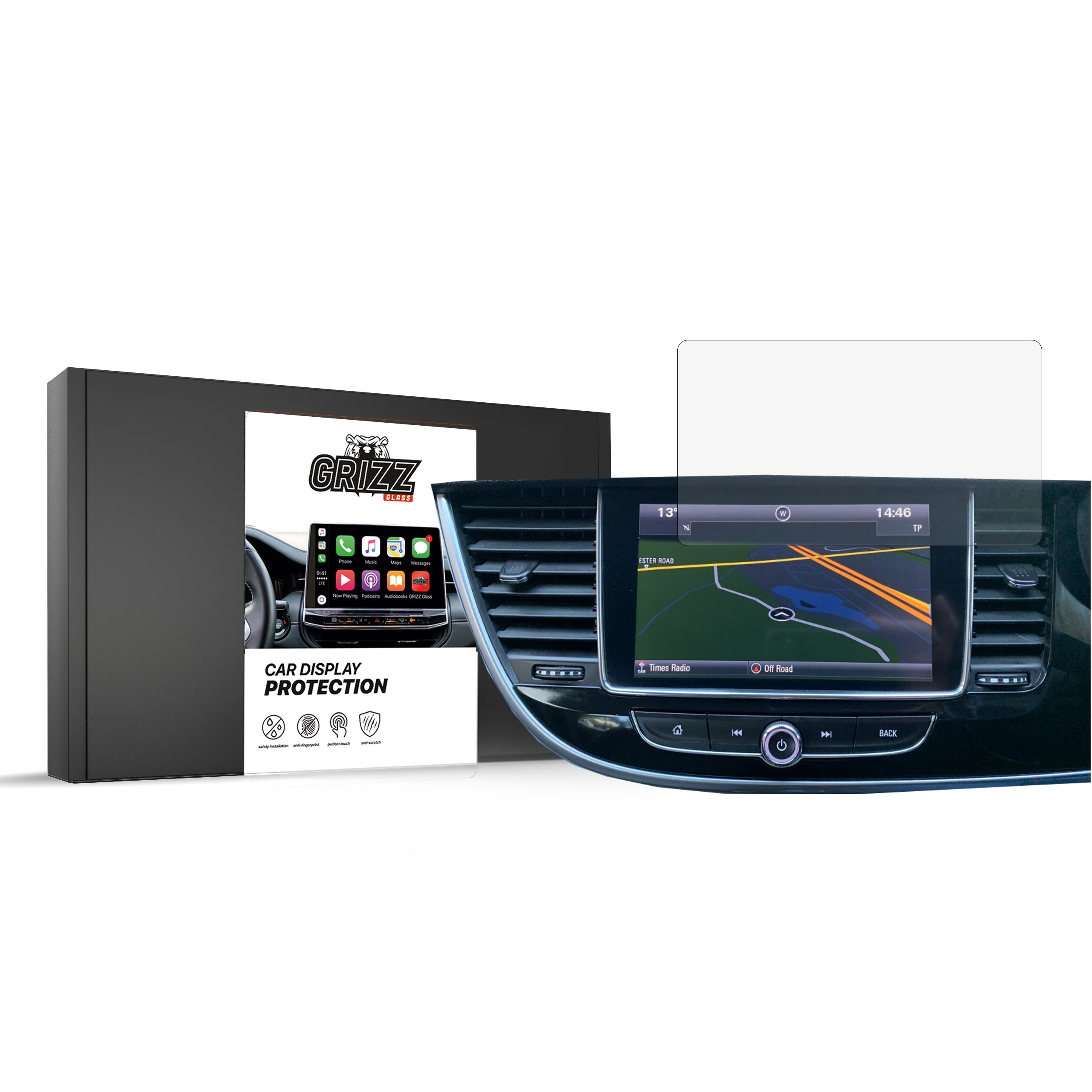 GrizzGlass CarDisplay Protection Opel Mokka X 2016-2019