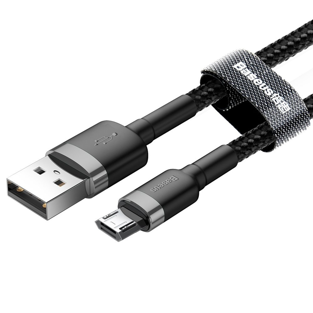 Baseus Cafule USB-A/microUSB Cable 2A 3M black-gray