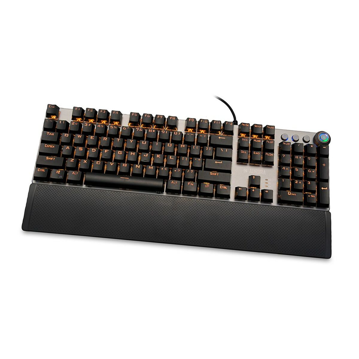 Keyboard Ibox AURORA K-4 Black Black/Silver QWERTY Keyboard Ibox AURORA K-4 Black Black/Silver QWERTY