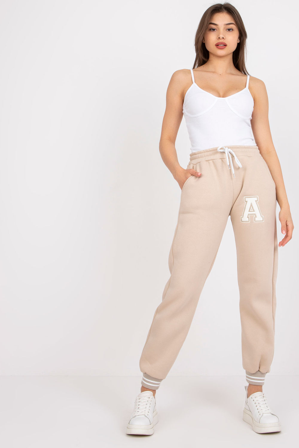  Tracksuit trousers model 166630 Ex Moda  beige