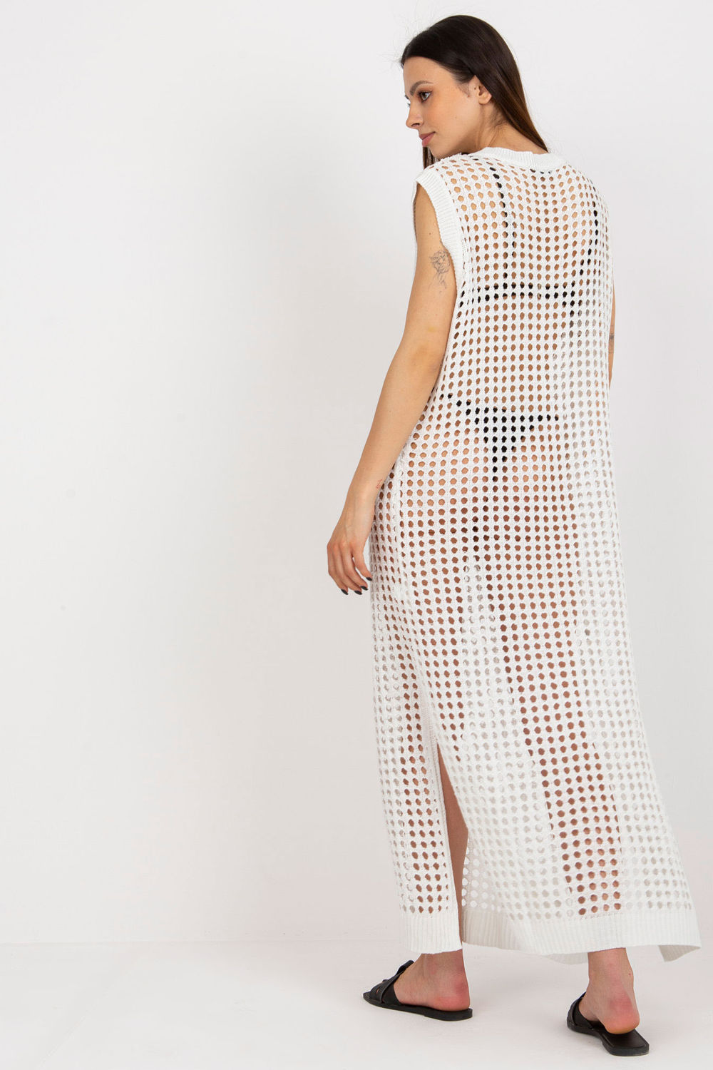  Beach Dress model 181554 Badu  white