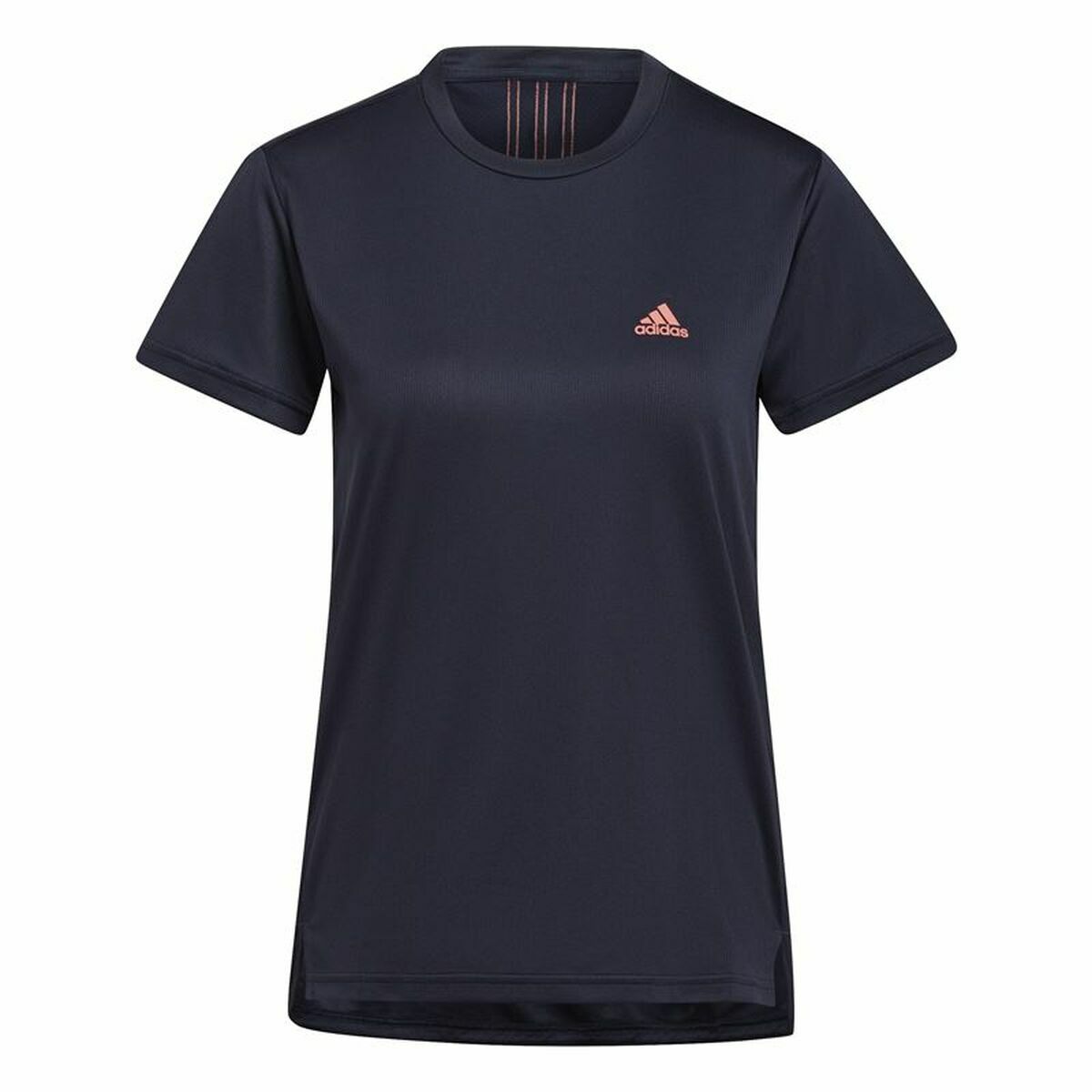 Women’s Short Sleeve T-Shirt Adidas Aeroready Designed 2 Move Black Blue