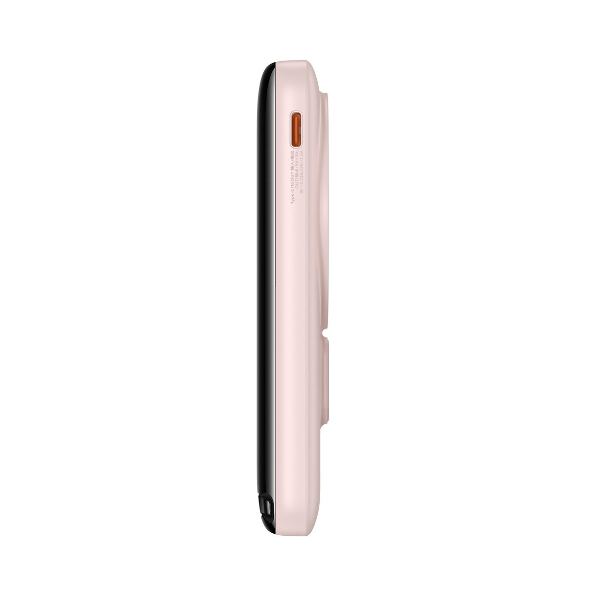 Powerbank Baseus Magnetic Bracket Wireless Charge MagSafe 10000mAh 20W Overseas Edition pink + kabel USB-C Xiaobai 60W 0,5m
