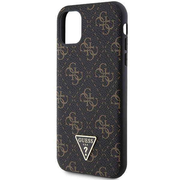 Guess GUHCN61PG4GPK Apple iPhone XR / 11 hardcase 4G Triangle Metal Logo black